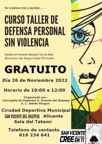 Curso Taller defensa personal